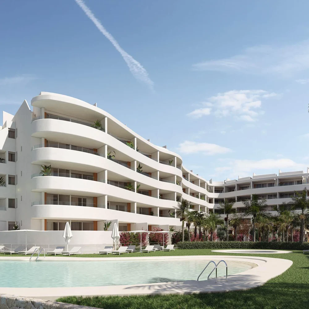 Fachada residencial Aqua Playa Granada