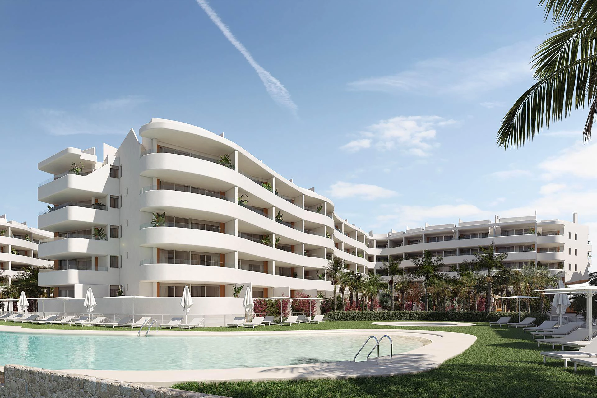 Fachada residencial Aqua Playa Granada